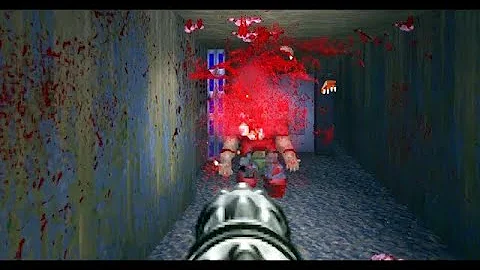 Brutal Doom v 21 - Doom 2 in 54 minutes