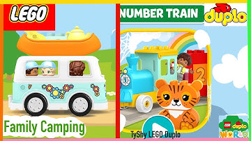 ❤️ LEGO duplo | LEGO duplo world number train 🚂 | LEGO duplo world family camping 🏕