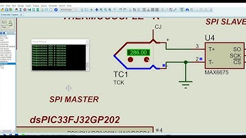 SPI communication between dsPIC33FJ32GP202 and MAX6675