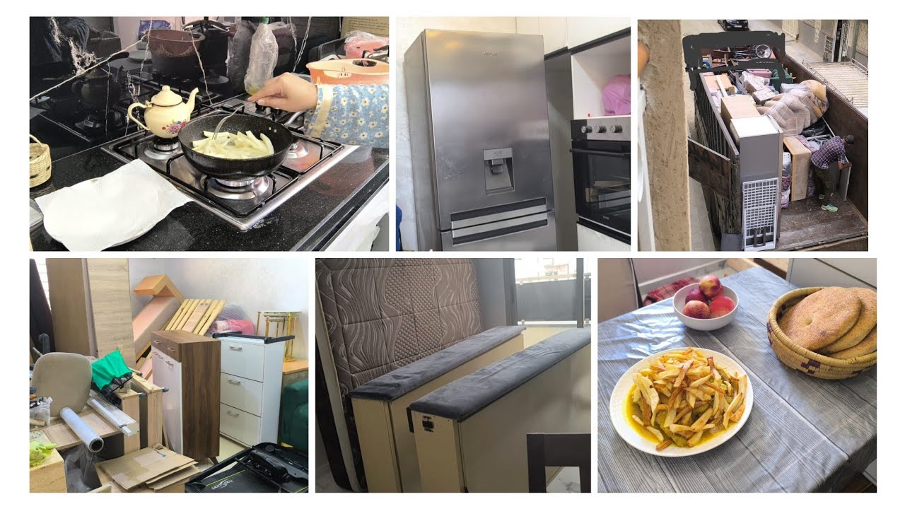 هزيت رحيلي وخويت مكناس😭أول روتين فداري الجديدة🏠واخا الفرحة ماكملاتش فقصة ديال الثلاجة مجاتش فبلاصتها