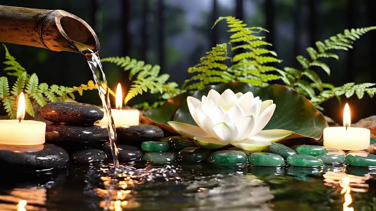 Relaxing Music + Soothing Water Sounds 🌿 Deep Sleep, Calm Anxiety & Stress Relief