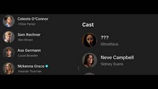 SCREAM 7 CHARACTER NAMES REVEALED