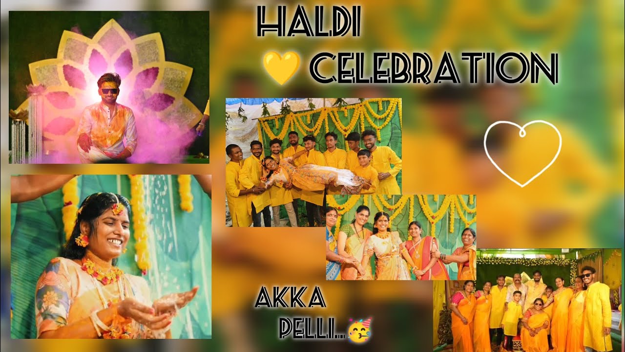 Akka Bava Haldi Celebrations♥️🤩🥳.     #familytime #wedding #akkabava  #gdk #kgm