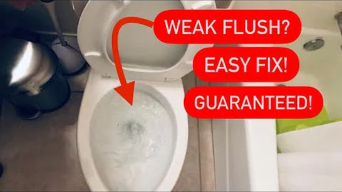 TOILET HAS WEAK FLUSH? - EASY FIX!!! 🚽 👍😎 - DayDayNews