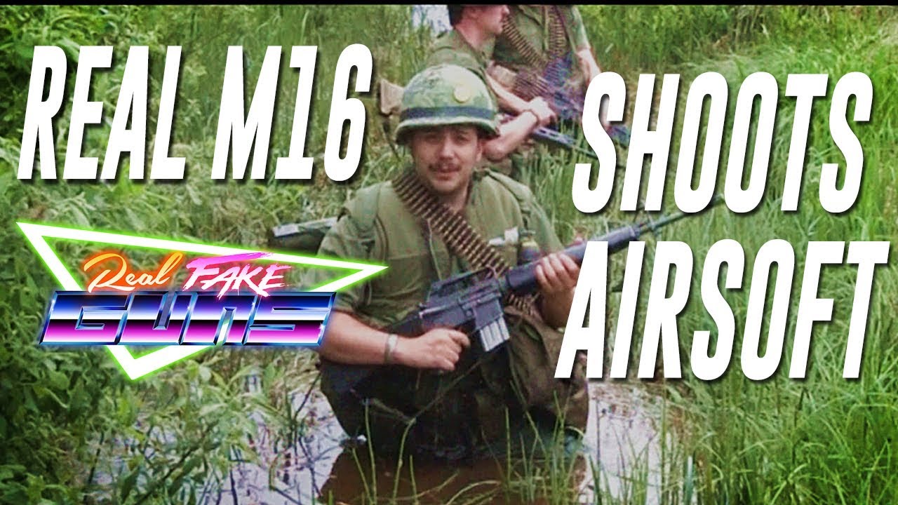 How To Make A Real M16A1 Shoot Airsoft (Real full auto lower) video phone beyonce mp3