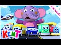  aprenda os transporte com kent  vdeos infantis educativos  kent o elefante