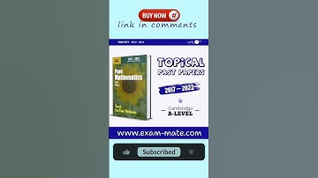 Topical Past Paper | Cambridge | Edexcel | IB Diploma | IGCSE | A-LEVEL | eBooks | Pure Math