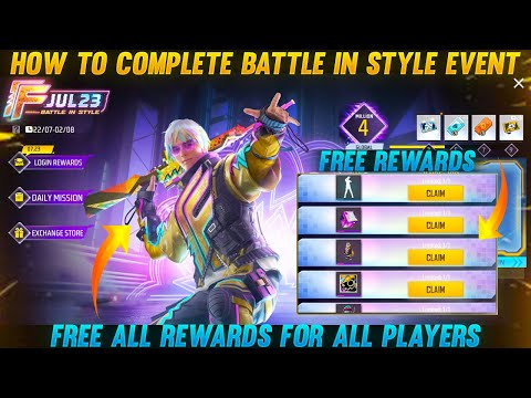 Battle In Style Event Rewards | How To Complete Free Fire Battle In Style Event | Ff New Event