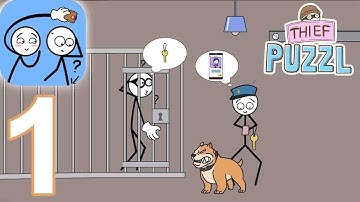 Thief puzzle - Gameplay | Walkthrough Part 1 All levels 1-20 (Ios,Android) | Hindi / Urdu