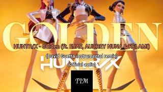 HUNTR/X - Golden (David guetta Instrumental remix) | Dancepop | (Official audio)
