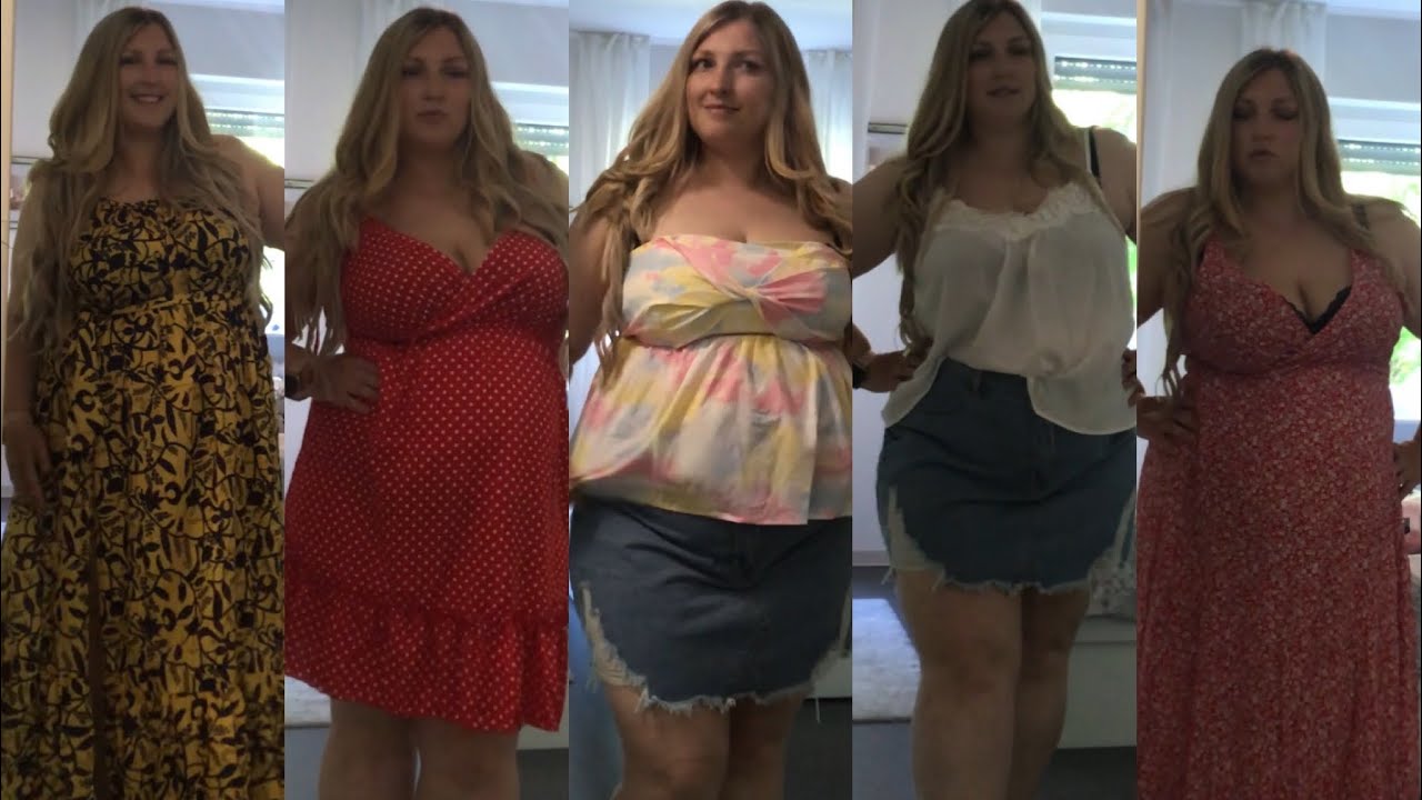 Plus size try on haul part 1 I shein I summer 2021 July - YouTube