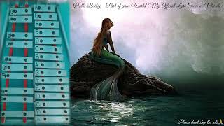 Halle Bailey - Part Of Your World (Lyre Chords)