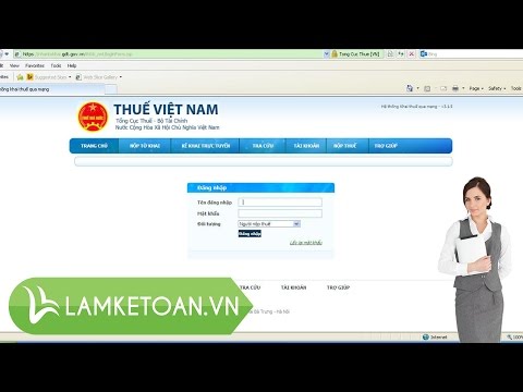 Hướng dẫn cách nộp tờ khai thuế qua mạng |Kế Toán Việt Hưng