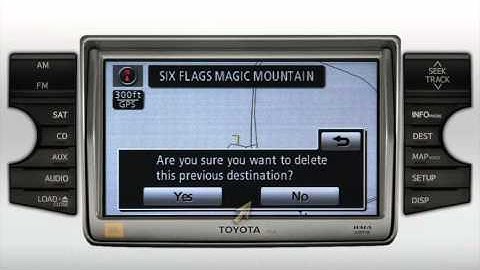 Navigation How To (delete a previous destination) 4Runner Toyota of Slidell