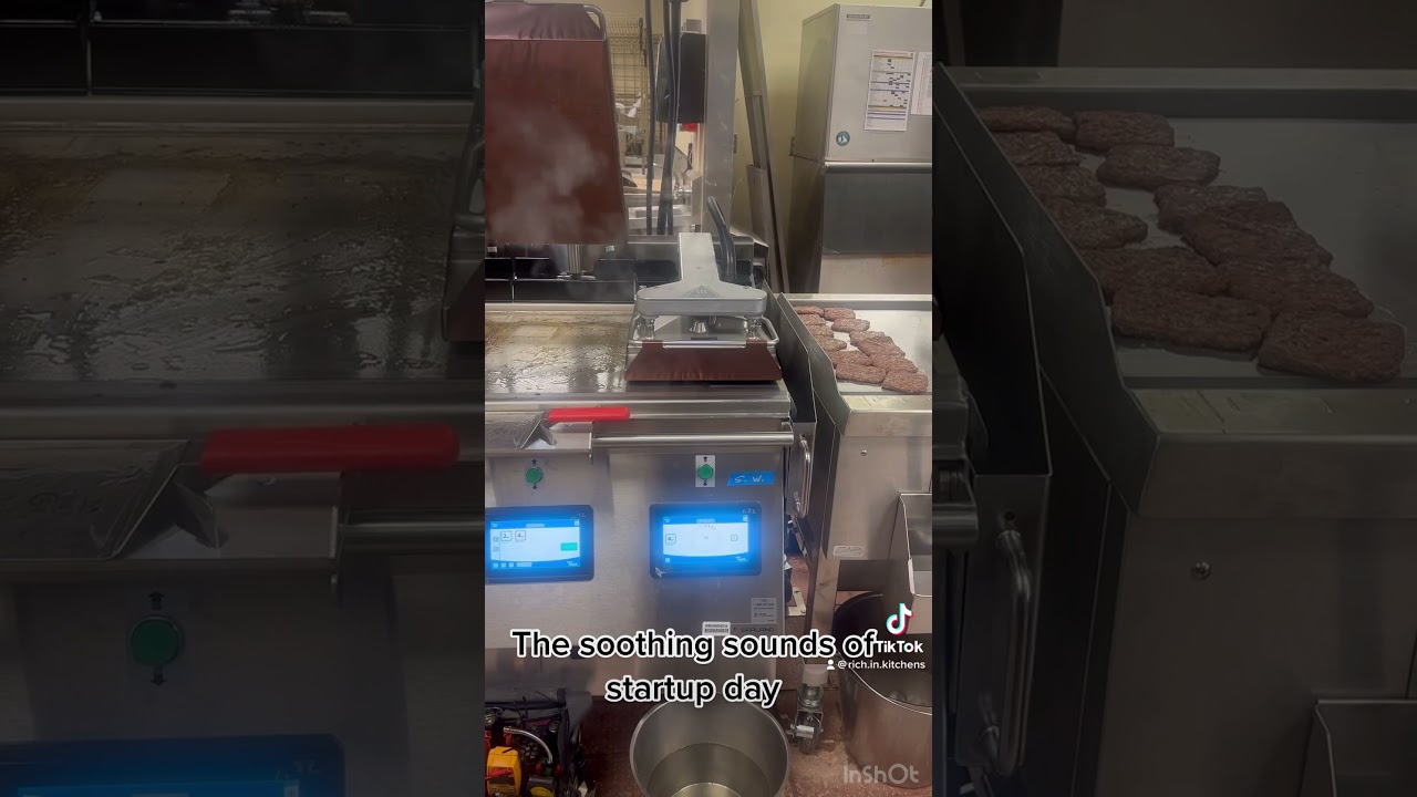 Wendy’s Grill Started Up & Ready to go.