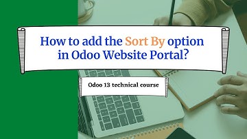 How to add sort by option in Odoo Website Portal?
