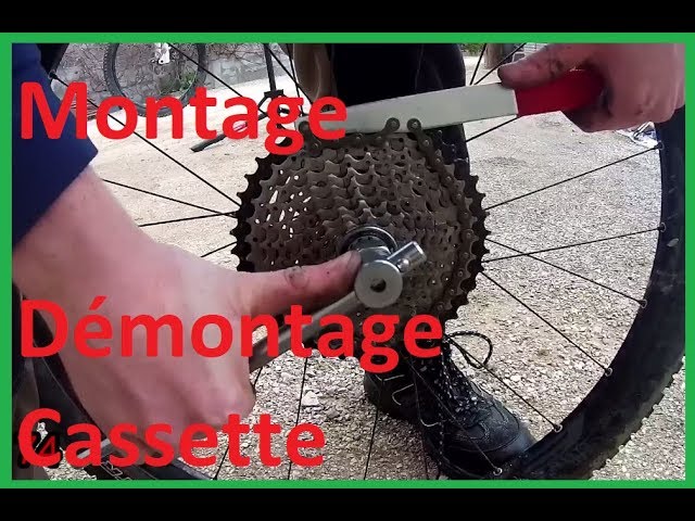 Montage et démontage cassette + Utilisation fouet à chaîne 