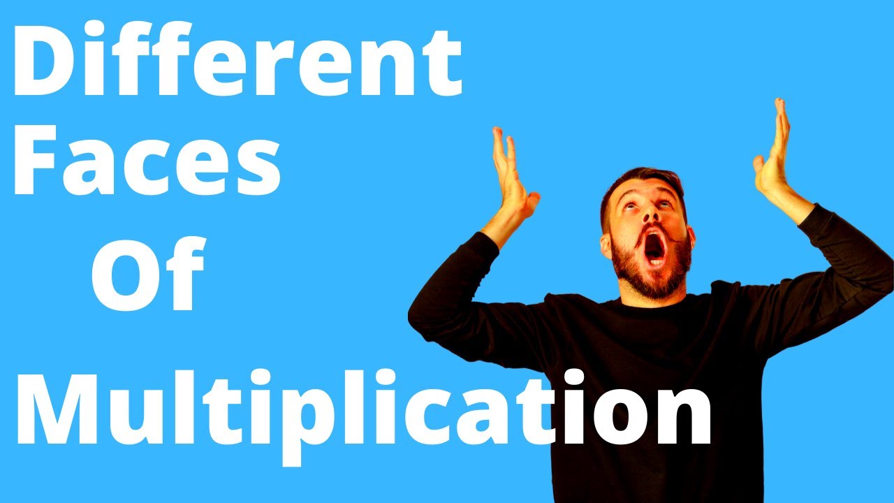 Multiplication has various symbols. Three important representations of