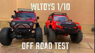 Crawler WLTOYS 1/10 OFF ROAD TEST