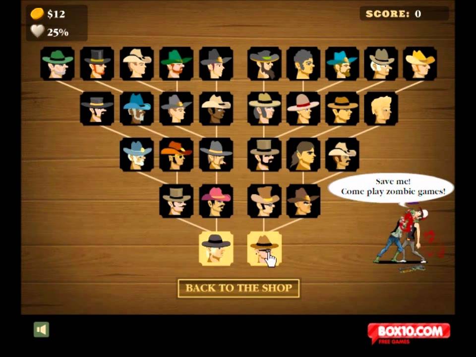 Cowboy Duel Flash Game Gameplay YouTube