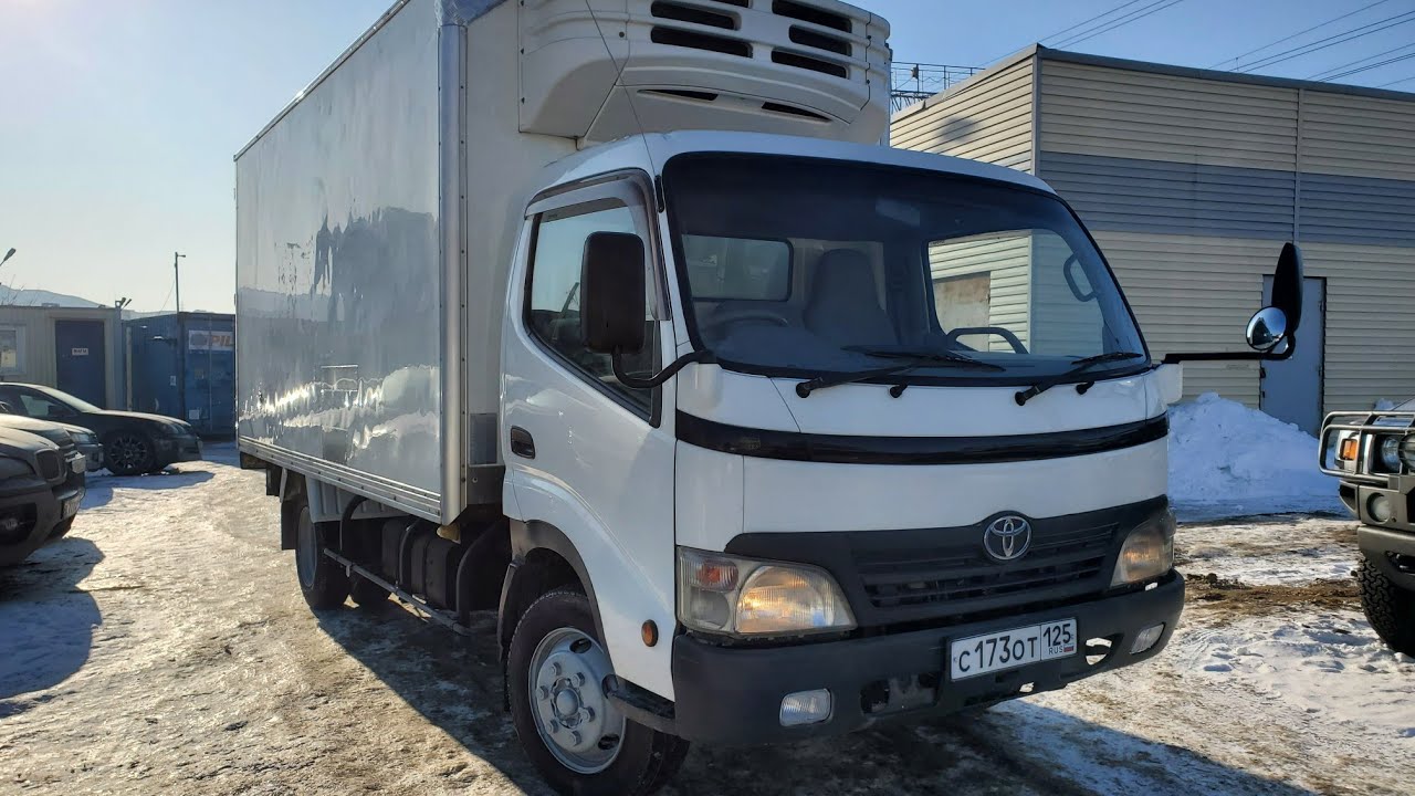 Обзор Toyota Dyna,рефрижератор, двигатель N04C Turbo,2007 год на VL-AM.RU