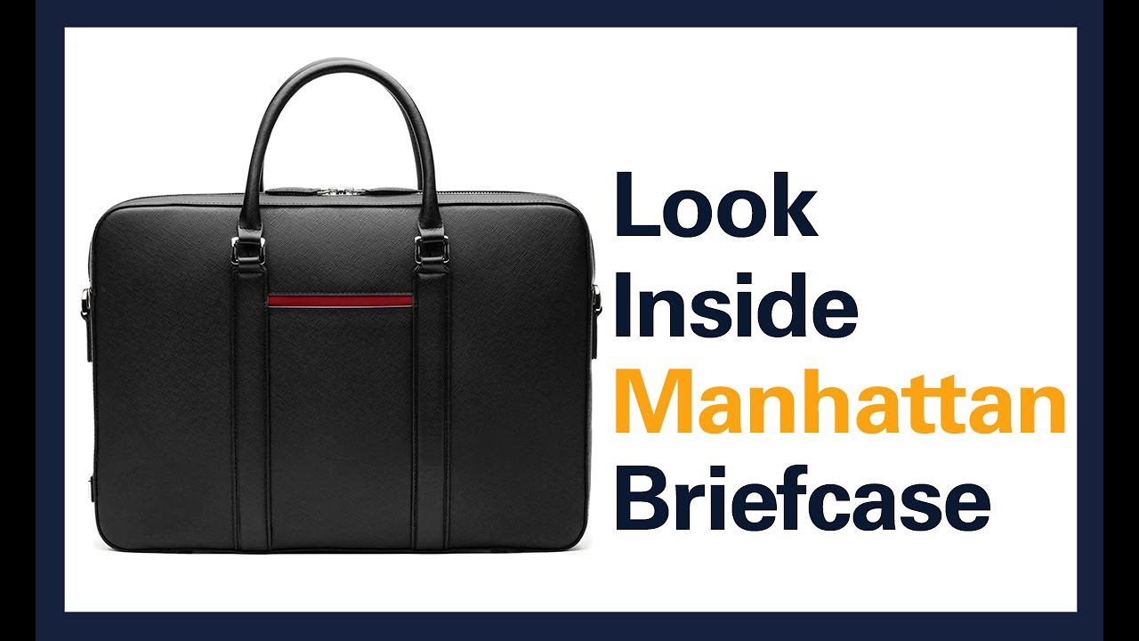 Maverick & Co. Manhattan Deluxe Leather Briefcase