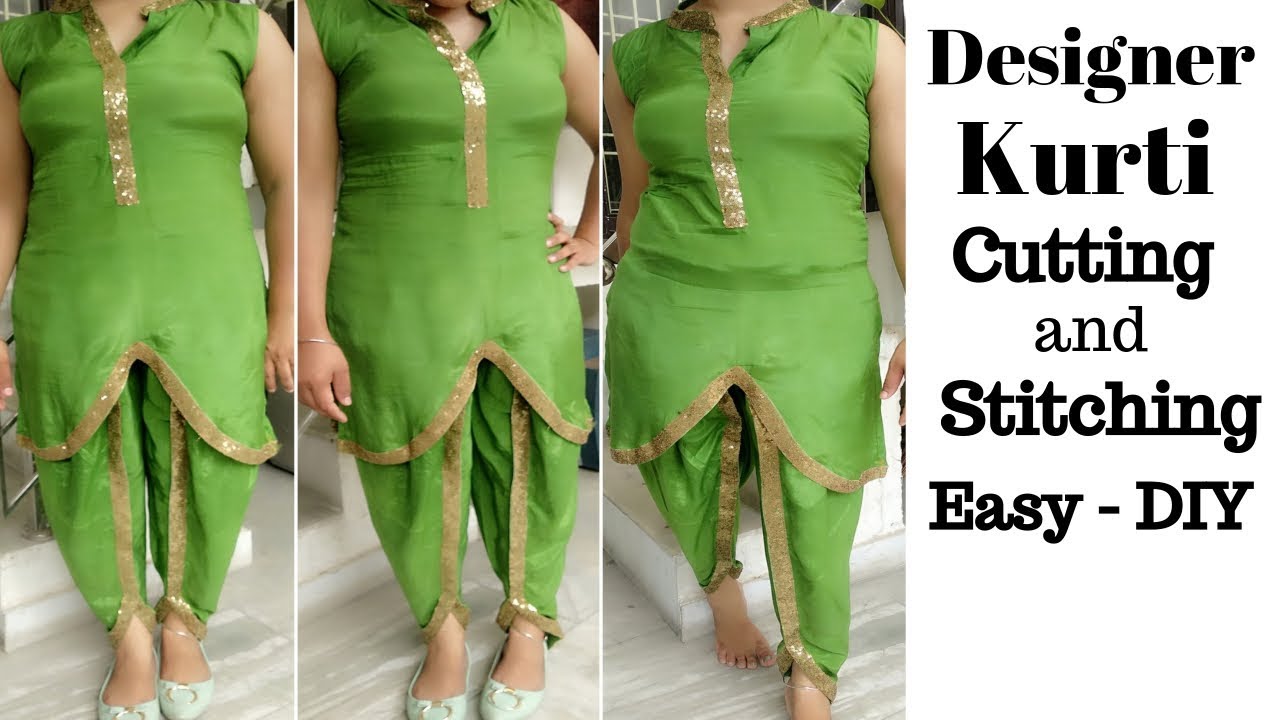 High Low Kurti Cutting and Stitching: Step-by-Step Tutorial for a Trendy  Design - YouTube