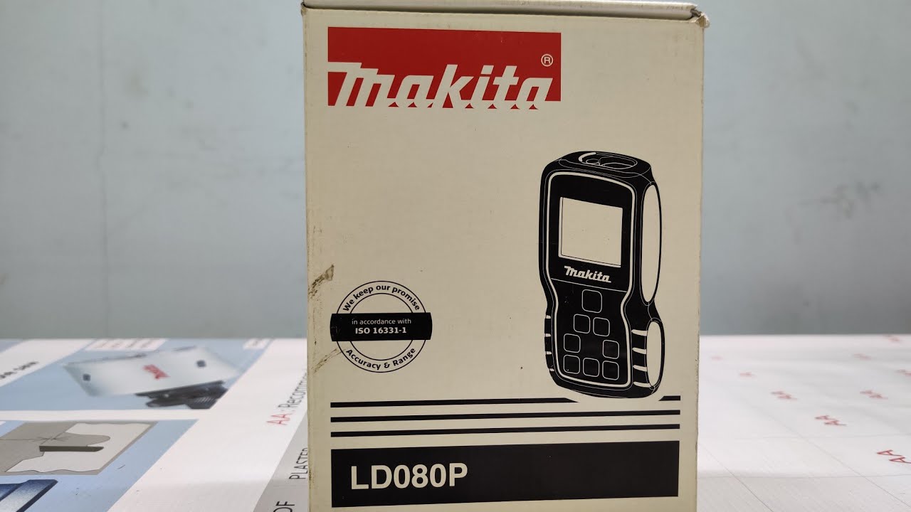 Unbox Makita LD080P - Laser Distance Measurer 80m - AAA Alkaline Dry  Battery 1.5V x2