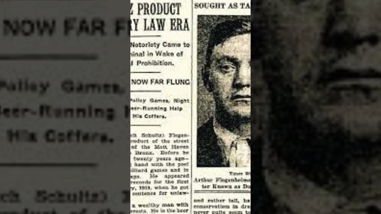 Famous Gangster Dutch Schultz