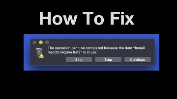 The Operation Can’t Be Completed Because One Or More Required Items Can’t Be Found