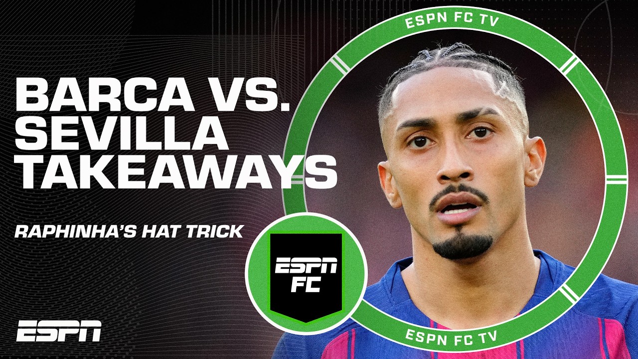 Raphinha's confidence, hat trick & the BIG PICTURE after Barca's victory over Sevilla 🧐 | ESPN FC