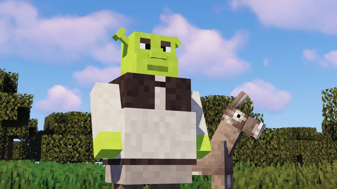 So I added Shrek to Minecraft... - YouTube