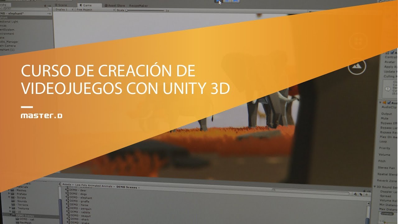 Curso Creación De Videojuegos Con Unity 3d Masterd Youtube