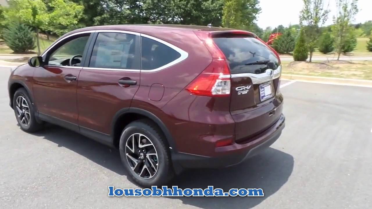 NEW 2016 Honda CR-V SE at Lou Sobh Honda NEW 