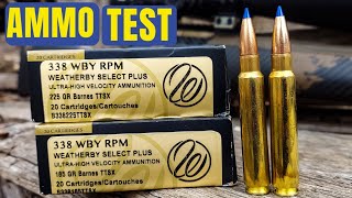 338 Weatherby RPM - AMMO TEST