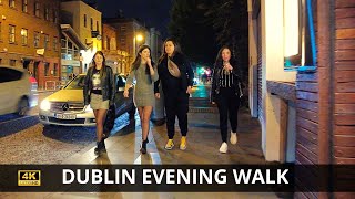 Dublin Ireland Walking Tour After 10 P.M. in September 2022