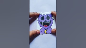 Catnap Smiling critters papertrick#art#viral#smilingcritters#shorts#papercraft#poppyplaytimechapter3