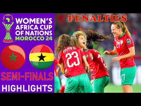 Morocco vs Ghana Highlights | SEMI-FINALS - CAF WOMEN'S AFRICA CUP OF NATIONS | 22-7-2025 Morocco vs Ghana Highlights | SEMI-FINALS - CAF WOMEN'S AFRICA CUP OF NATIONS | 22-7-2025 Thumbnail