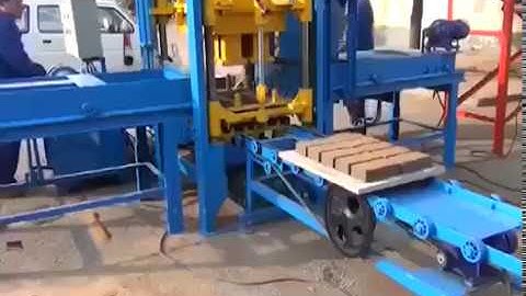 QT3-15 color paver making machine-semi auto