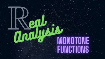 Monotone functions