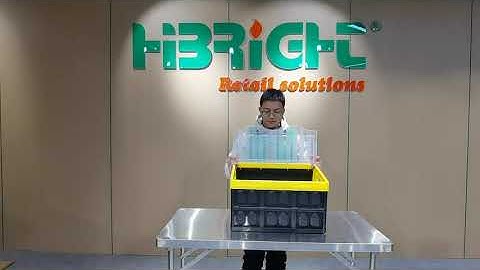 New Design Plastic Foldable Crate