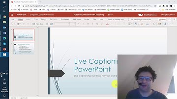 Live Captioning (and Translation!) with PowerPoint online