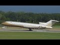 [FullHD] Rotate too soon!!! SW Business Boeing 727-200(A) landing, taxi & takeoff at Geneva/GVA/LSGG