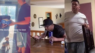 Saying “SHUT UP” To Dad Prank Tiktok Compilation