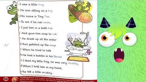 Grade 1 English Unit 9: My Little Frog