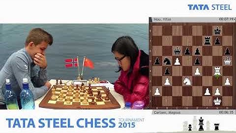 Magnus Carlsen Vs Hou Yifan | Tata Steel Chess Video