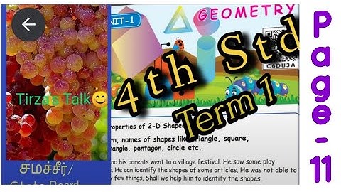 IV th Std Maths/4th Maths/Samacheer/Stateboard/How to find perimeter? Page 11/Geometry