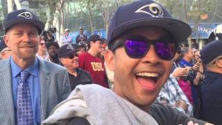 LA Rams draft party 2016