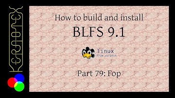 How to build and install BLFS 9.1 - Part 79: Fop