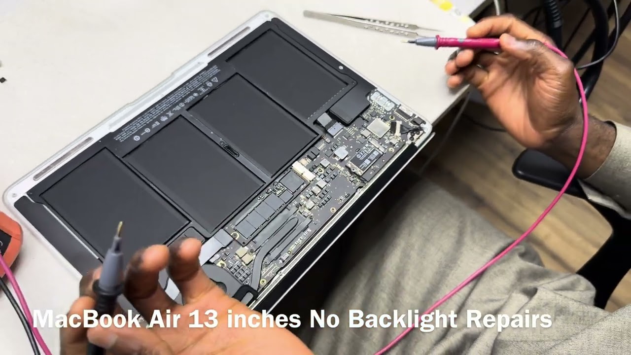 A1466 MacBook Air 13 inches No Backlight Repairs - YouTube